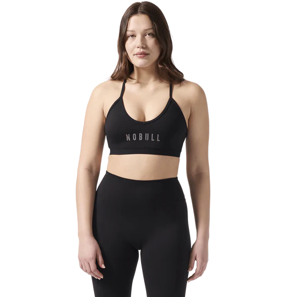 NOBULL Matte V-Neck Sports Bra